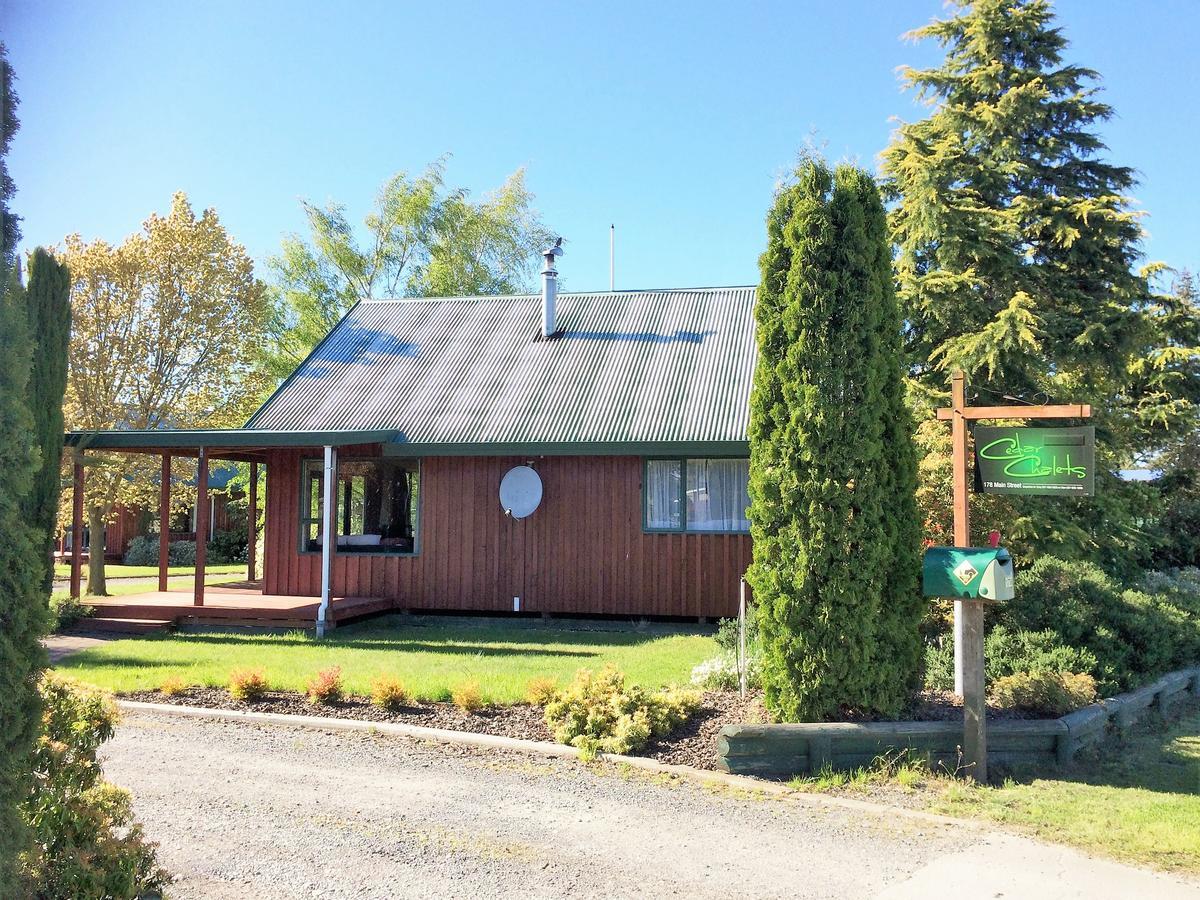 Cedar Chalets And Barkers Lodge Methven Kültér fotó